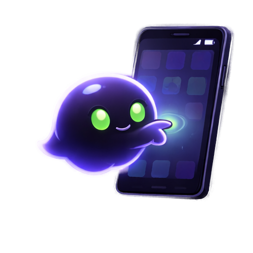 Ghost tapping a phone